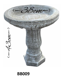 Concrete Bird Bath BB009