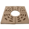 Concrete Tree Grid Rock Finish
