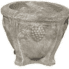Grape Feet Concrete Pot