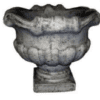 Scroll Flower Concrete Pot