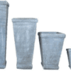 Tapered Edge Concrete Pots